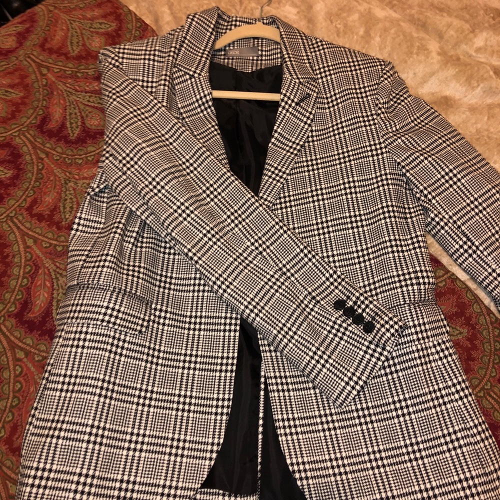 Asos Checkered Blazer